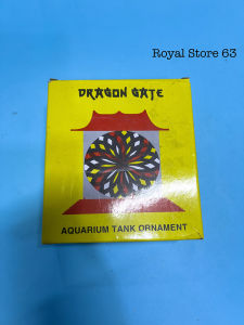 Dragon Gate Trang Trí Cho Bể Cá Cảnh (Sủi Oxy Và Quay Bánh Quay)