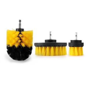 METCAR 3/4/11-piece drill brush cleaner kit for cleaning bathtub glass car tire washing brush