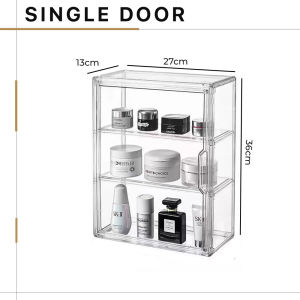 Worthbuy Kotak Pameran Kotak Penyimpanan Transparent Display Box Cosmetic Jewelry Organizer Storage Shelf Storage Box