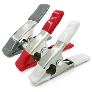 TSEVD 4นิ้วค่ะ คลิปสปริง โลหะสำหรับตกแต่ง A-shaped คลิปหนีบชุดแต่งงาน เครื่องมือสำหรับมือ ที่มีประสิทธิภาพสูง คลิปงานไม้ ชุดเดรสแต่งงาน