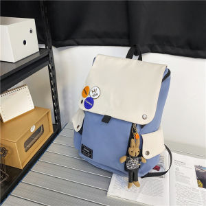 2024 Retro backpack for junior high school students high school students and college students large-capacity casual travel backpack in European and American retro style