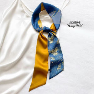 IKAT RAMBUT TALI KOREA / BANDANA HAIR RIBBON RETRO SILK SCARF SMALL TWILLY BAG/SATIN SCARF SYAL AK20