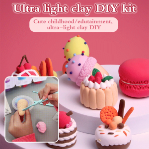 Sunrichh Ultra Light Clay DIY Kit: A Playdough Material Package for Elementary School Students