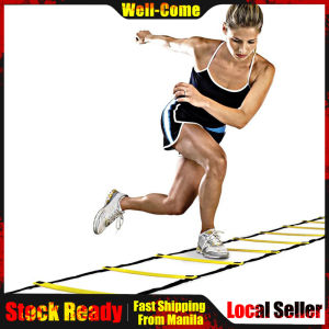3m/4m/ 6-8Rung Nylon Straps Agility Ladder Soccer Football Speed Training Stairs Fitness Equipment