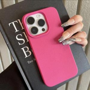 Soft Candy Color Lichee Pattern Silicone Phone Case For iPhone 11 12 13 14 15 16 Pro Max Plus X XS XR Shockproof Bumper Cover