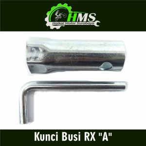 Kunci Busi RX "A" - Pengunci Alat Buka Tutup Cop Busi Motor 2 Tak K21 Kunci Ukuran 21 RX King RXS RXZ RGR TRS Satria Lumba Alfa Force 1 Fizr RC Crystal Tornado RXK