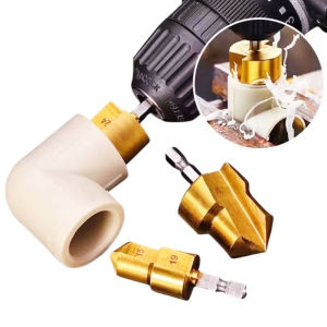 Bộ 3 mũi khoan titan tráng titan mũi khoan và phụ kiện combo 3 mũi khoan tráng titan chuyên khoét ống nhựa PPR mũi khoan lục giác phi 20-25-32mm