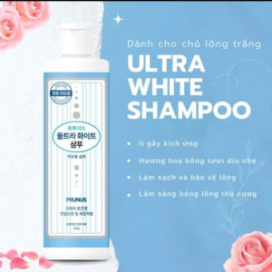 SỮA TẮM DẦU GỘI CHO THÚ CƯNG CHÓ  Utral White  500G Dành cho thú cưng lông trắng