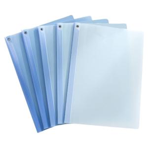 5 cái 14.6x9inch tập tin chủ sở hữu rõ ràng khả năng chịu nước tập hồ sơ giấy tay áo túi đựng hồ sơ với kẹp dài giữ 40 tờ