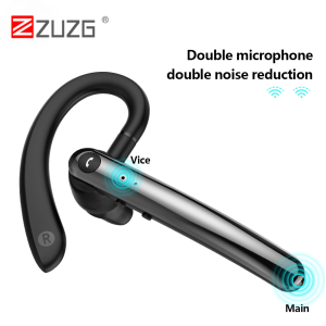ZUZG Bluetooth Headsets 5.0 Dual Mic Smart Human Voice ENC Noise Cancelling Wireless Earphones Handsfree Ear for iPhone Xiaomi HUAWEI