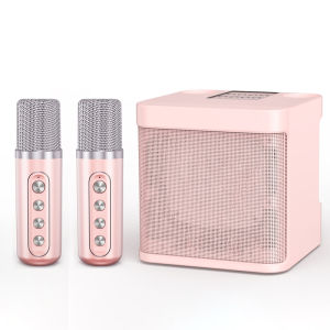 YT store ลำโพงบลูทูธ KD203 ไร้สาย home ktv ชุดเสียงไมโครโฟนเด็กลำโพงบลูทูธปาร์ตี้กลางแจ้งคาราโอเกะ แท้% ฟังก์ชั่นการ์ดเสียงในตัว AUX TF USB