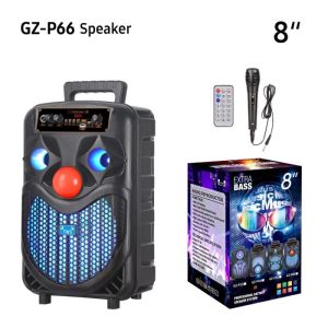 BAAB-B-Q8 EXTRA BASS 6000W 8”PROFESSIONAL PORTABLE STEREO SPEAKER SYSTEM with Mic&Remote 🔊300W OUTPUT JBR 8810/007/008/009/NDR-C8/C12/P44/P55/P66/P08