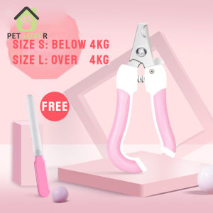 Pet Nail Clipper for Cats and Dogs STAINLESS NAIL CLIPPER W/ NAIL FILE TOOL FOR DOGS&CATS