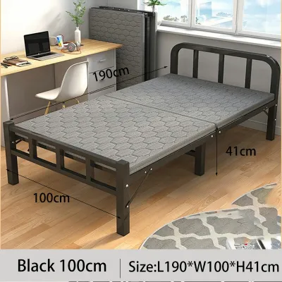 BMZAR Giường Gấp Văn Phòng Có Bánh Xe Giường Ngủ Gấp Xếp Gọn Thông Minh
