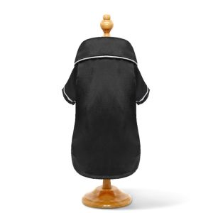 GORGE Imitation Silk Pet Sleepwear Soft Black Color Cat Clothes High Quality Comfortable to Wear Dog Clothes