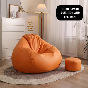 K1 Waterproof Tech Cloth Beanbag Lazy Minimalist Sofa Seat Cushion Dining Room Bedroom Comfort Chair/Rainbow Culture