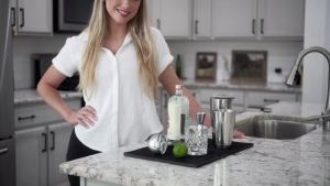 The Art of Craft Boston Shaker Set: Two Piece 18oz and 28oz Weighted Stainless Steel Professional Bartender Cocktail Shaker Tins