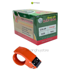 Cắt băng keo cầm tay hiệu Dân Hoa 5cm 6cm 7cm Cắt băng keo 200-250 yard khổ 5 cm cầm tay dụng cụ cắt băng dính dán thùng carton hàng hóa đóng gói vận chuyển