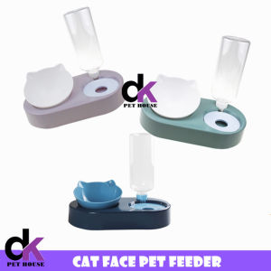 2 in 1 Pet Food Water Feeder / Bekas Makan Minum Kucing