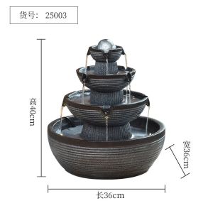 Water Feature Decorative Items Display Home Decoration Items Water Fountain Office Desk Humidifier Opening Gift Water Fountain Indoor Feng Shui Desktop Decoration Accessories
