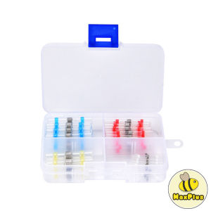 MaxPlus 50PCS Solder Seal Wire Connector Waterproof Heat Shrink Middle Connection Terminal Combination Box