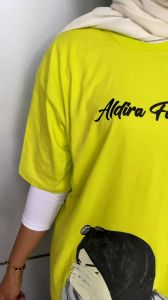 Kaos Lengan Pendek Aldira Terbaru & Kaos Pendek 3/4 Baju Wanita Atasan Wanita Oblong Terbaru