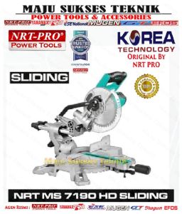 NRT-PRO MS 7190 HD Mesin Miter Saw 7 Inch Mitersaw Mesin Gergaji Aluminiun Kayu 7Inch MS 7190 MS7190