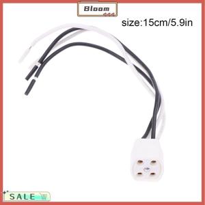 Follow Get New[Bloom Z] G10Q Lamp Holder With 15 25cm Long Cable Ring Lamp Plug 4pins Lamp Base Insulating Tube Ultraviolet Light Lamp Base