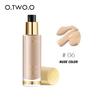 O.TWO.O Waterproof Foundation Face Makeup 2-in-1 Concealer with SPF50 PA+++ Liquid Foundation Transfer Resistant Moisturizing for All Skin Types All Day Long Wear and Long-Lasting Flawessness