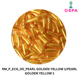 1000pcs Size 00 Pearl Golden Yellow Color -OSPA High Quality Empty Gelatin Capsule