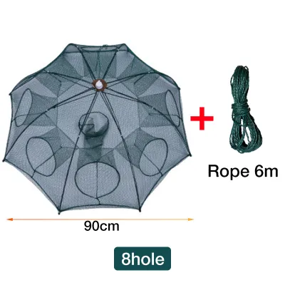 Folding Umbrella fish Net Shrimp Cage Crab Fish Trap Cast Fish Net shrimp fishing tool