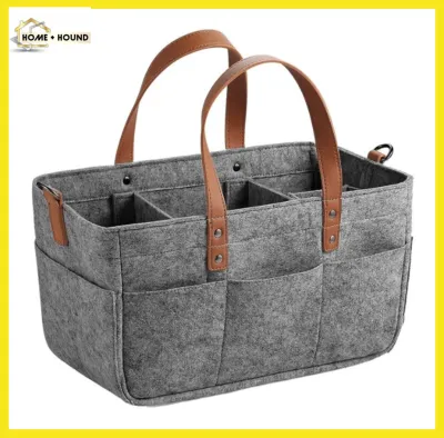 Home+Hound Portable Nursery Bin Car Storage Basket for Toys Baby Diaper Caddy Organizer Baby