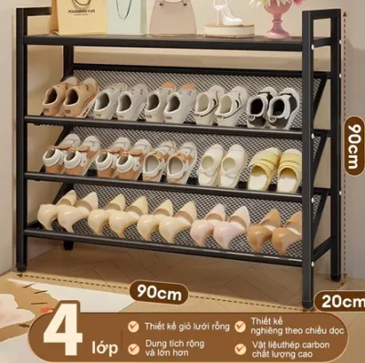 Kệ giày thép carbon đa năng NghiêngKệ để Giày Giá Bằng Thép CacbonGiá Để Giày Sức chứa lớn và khả năng chịu tải mạnh