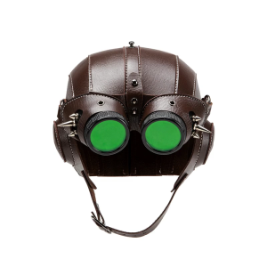 หมวกแว่นตาจักรยานยนต์ปรับได้ย้อนยุค Headpiece สำหรับโกธิคคอสเพลย์เครื่องแต่งกายการเล่นบทบาทอุปกรณ์ตกแต่งวันฮัลโลวีนออกงาน