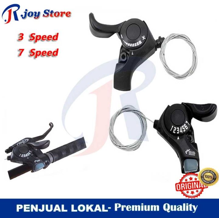 Shifter Sepeda Shimano TX30 3 Speed Operan Gigi Sepeda MTB Lipat DLL