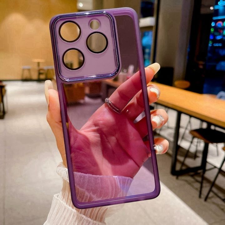 สำหรับ Tecno Spark 20 Pro Spark 20 Pro 4g เคสกันกระแทกหลากสีซิลิโคนเคสโทรศัพท์มาพร้อมกับกล้อง