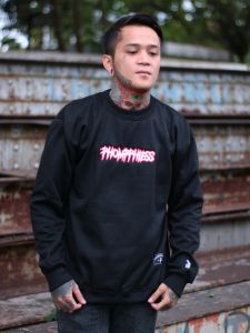 Sweater Crewneck Vespa X Phomppies Pria Wanita Bordir Bahan Tebal