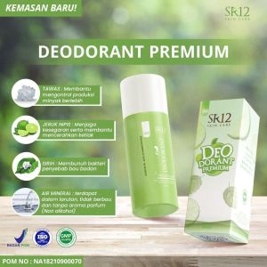 Deodorant spray premium SR12 herbal alami non alkohol non parfum aman bumil busui penghilang bau badan bau ketiak ketek