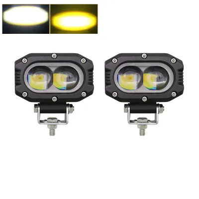 4 inches LED lens spotlight 19200 lumens 96W car motorcycle（2pcs）