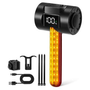 Waterproofed Bicycles Rear Light Light weight Durability Bike Rear Taillights for Night Cycling