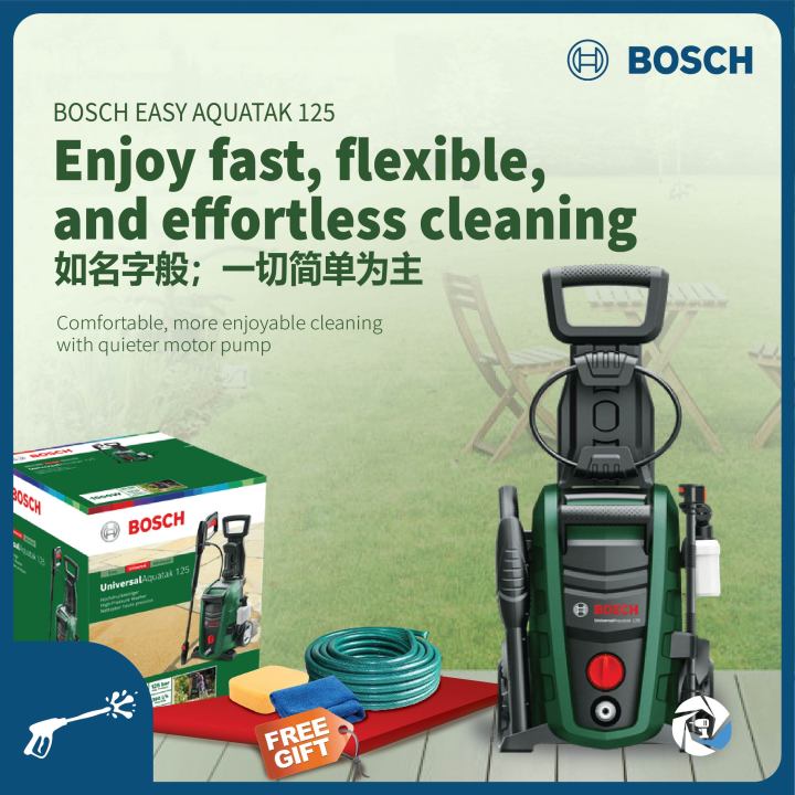 BOSCH AQUATAK 125 HIGH PRESSURE CLEANER UNIVERSAL AQUATAK 125 125 BAR