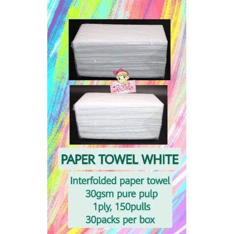 TISSUE PAPER TOWEL INTERFOLD WHITE VIRGIN PULP Lazada PH