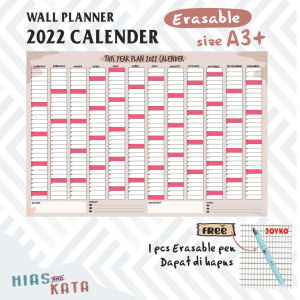 kalender 2022 year planner aesthetic (free pen erasable)