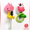 ที่แขวนแปรงสีฟัน สัตว์ตัวการ์ตูน ยึดผนังด้วยตัวดูด  ขอขึ้น ผนังดูด Toothbrush holder with suction cup. 