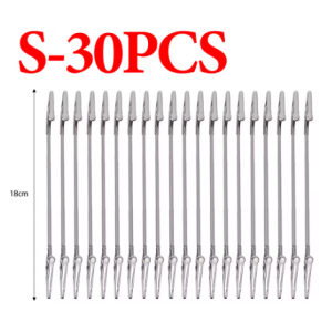 Dizoey 1/50Pcs Double Headed Flexible Metal Clip Stainless Steel Crocodile Mouth Mosquito Incense Supermarket Label DIY Photo Clips