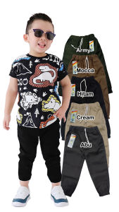 Celana Panjang Anak Joger Jogger Polos Katun Usia 1-14 Tahun - Jeans Pekalongan