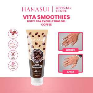 Hanasui Vita Smoothies Body Spa Exfoliating Gel Perontok Daki 180ml - Varian Lengkap Original