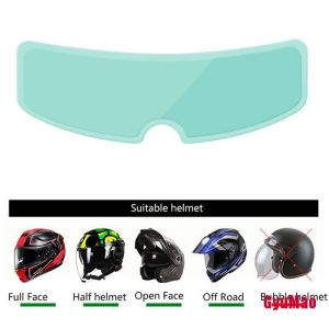 Sticker Lensa Film Helm Motor Universal Transparan Anti Kabut