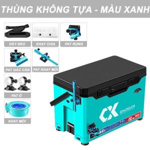 Thùng câu đài CHIXUAN 32L hàng loại 1 siêu đẹp siêu bền kèm phụ kiện