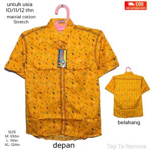 Kemeja Lengan Pendek Anak Laki Laki Pria Remaja Dewasa Bahan Katun Strecth Adem Melar Motif Bermotif Polos Kotak Kotak  Murah Umur Usia TK SD SMP SMA Umur Usia 1 2 3 4 5 6 7 8 9 0 Tahun-TOKOUMMIBUSANA1917012422